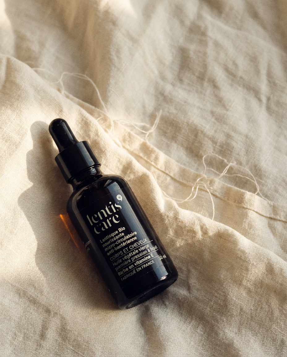 Huile de lentisque BIO – Soin peau &amp; cheveux